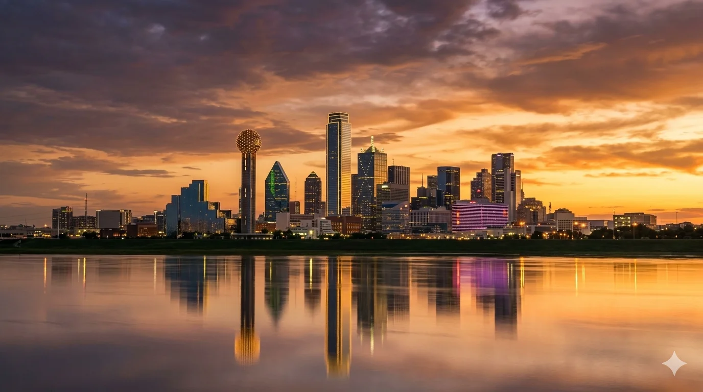 Dallas Texas skyline ,  Dallas Probate House Buyers serves all of Dallas County